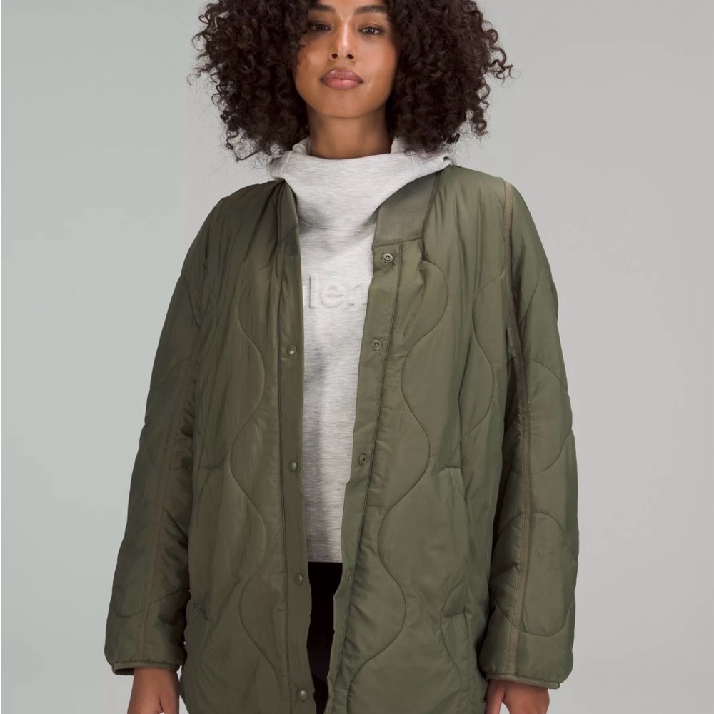 lululemon athletica Green Puffer Jacket